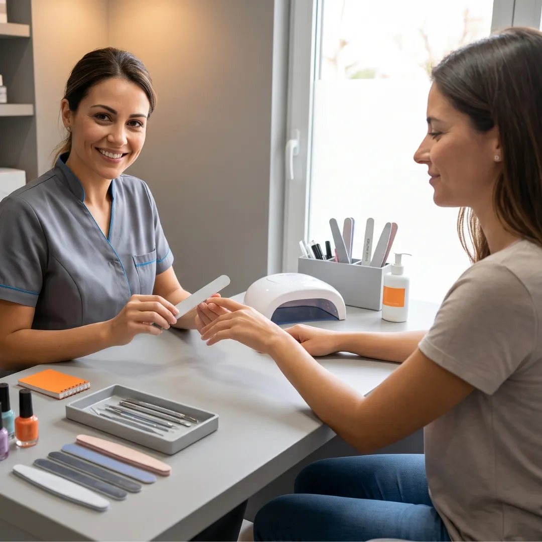 Manicurista a domicilio en Costa Rica 2026 Una manicurista en Costa Rica que realiza trabajos a domicilio